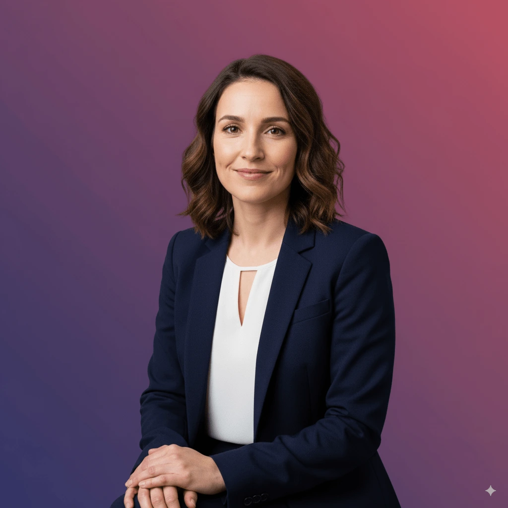 Example of an AI-generated professional headshot